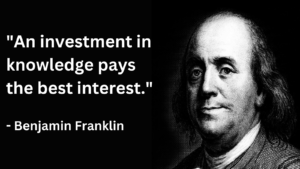 Benjamin Franklin Financial Freedom Quote